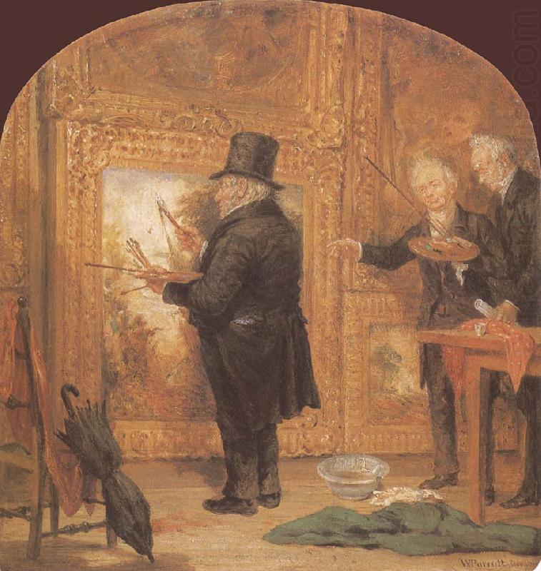 William Parrott Turner on Varnishing Day china oil painting image